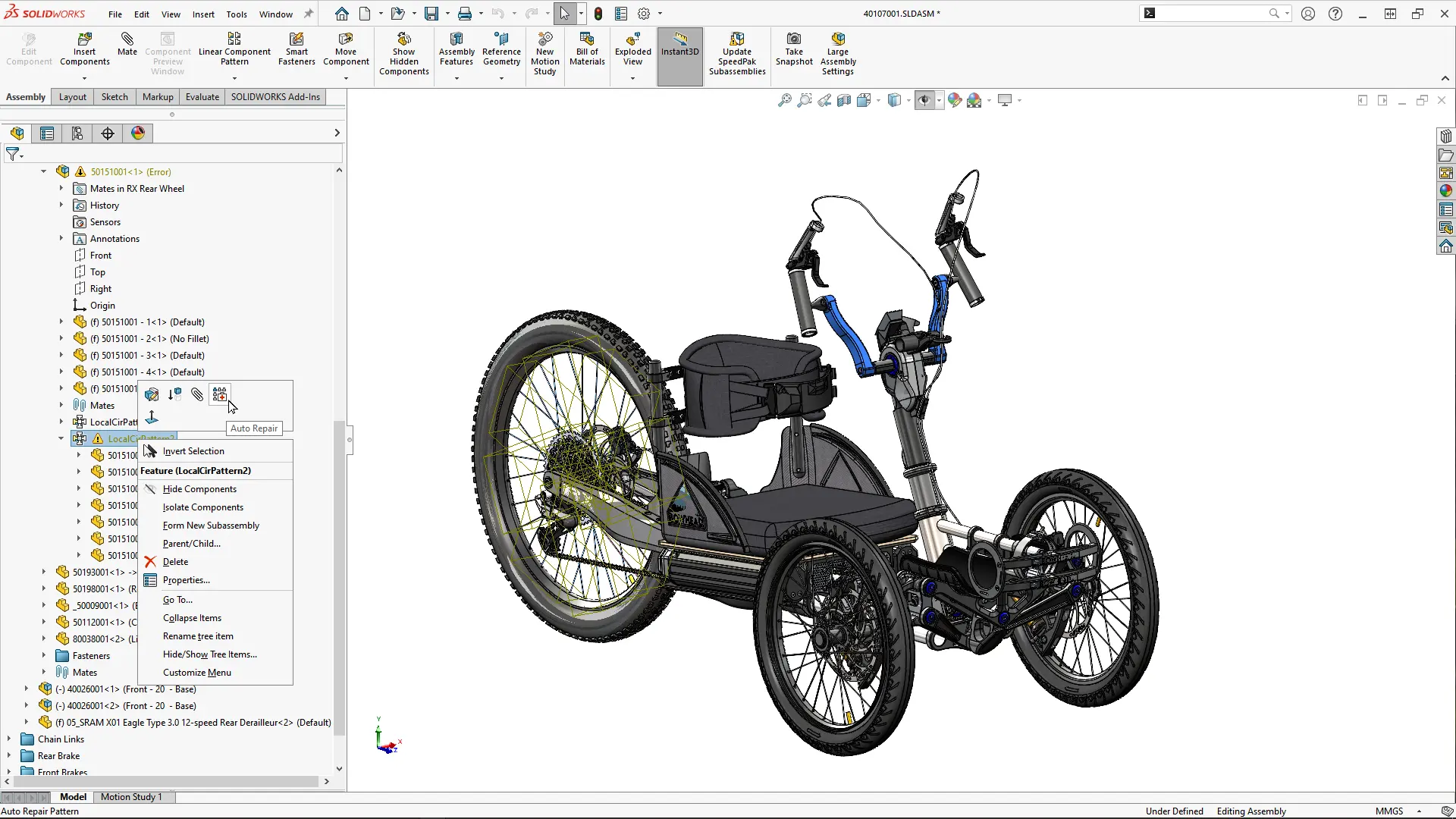 SOLIDWORKS Part Assembly